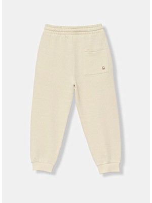 Benetton Lastikli Paça Krem Erkek Çocuk Eşofman Altı 30DSCF06W