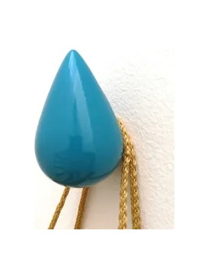 Vivense Damla Şekil Modern Duvar Dekoru Askılık, Turkuaz