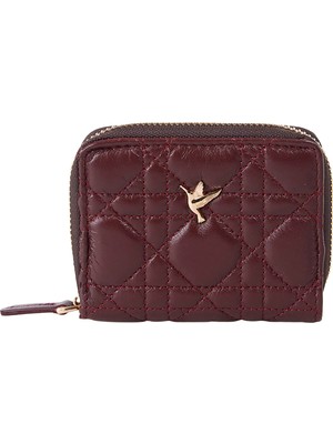 Fabrika Bordo Kadın Cüzdan Frk 545 Orta  Bordo