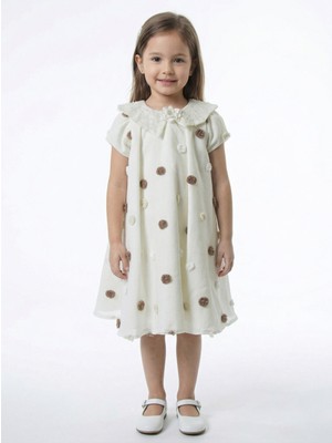 Damasqino Kız Çocuk Yazlık Elbise 1-5 Yaş 1807