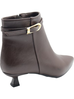 Ayakkabımood 4 cm Fındık  Topuk Kadın Bot