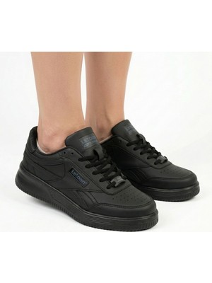 Letoon 5240 Bağcıklı Siyah Unisex Spor Ayakkabı