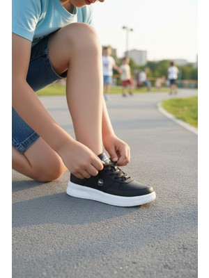 Enoch Çocuk Ortopedik Tabanlı Bağcıklı Dinamik Şehir Sneaker Ayakkabı