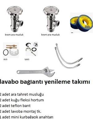 Esm Lavabo Bağlantı Yenileme Takımı