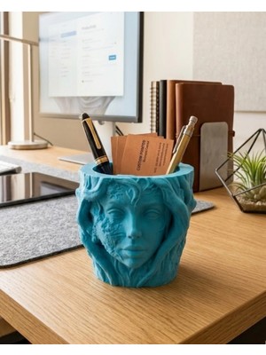 Pileli Store Yeşil Vazo Ağaç