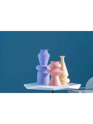 Vivense Iskandinav Satranç Vazo Seti, Renkli