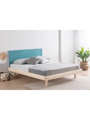 Vivense Luna Masis Ahşap Karyola, Naturel, 140X200