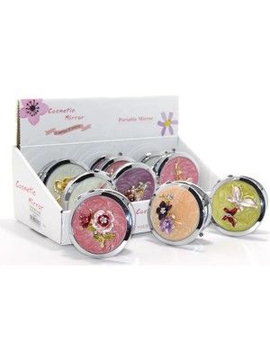 Hayat Store Kabartmalı Desenli El Aynası ALK2880