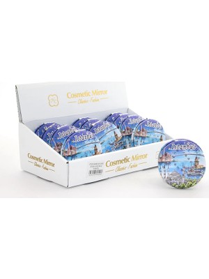 Hayat Store Taşlı Istanbul Tasarımı El Aynası Kalın ALK2490