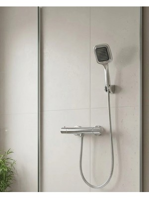 Pileli Store Çok Fonksiyonlu Siyah El Duşu Seti Spiral Hortum ve Duş Askısı Banyo Duş Başlığı