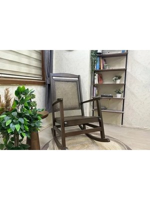 Vivense Veranda Sallanan Sandalye, Ceviz Ahşap Ayak