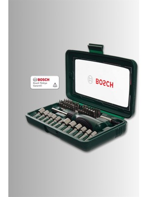 Bosch 46 Parça Çıkarılabilir Tornavida ve Uçlu Aksesuar Seti