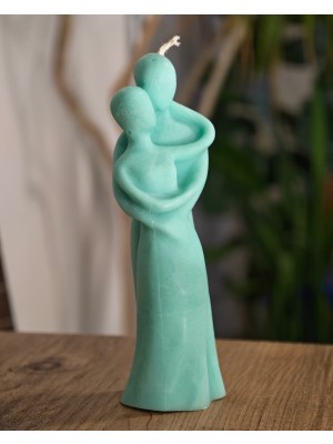 Mila Moja Dekor Sarılan Çift Mum