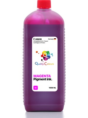 Qc Canon Maxify GX4040 Uyumlu - 1000ML M Magenta Kırmızı