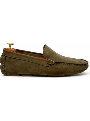By Barretti Açık Kahverengi Süet Rok Loafer