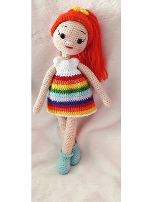 Eda Bebek Amigurumi Organik Örgü Oyuncak