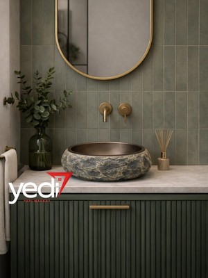 FUALORA Seramik Çanak Lavabo Batarya Deliksiz 50*40*15CM