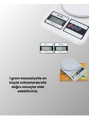Akinco Hassas Tartım Için Dijital Mutfak Terazisi – 10KG / 1g