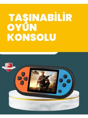 Akinco 520 Oyunlu Mini Oyun Konsolu Hd LCD Ekranlı