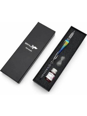 Esranın Dünyası Model Renk Geçişli Cam Dip Kalem Seti – El Yapımı - Hediye Kutulu