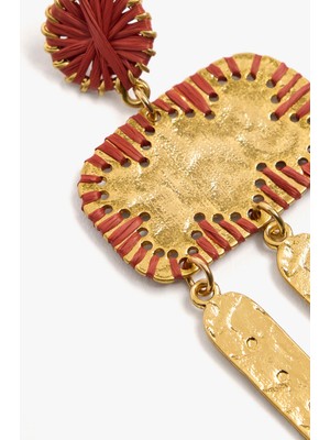 Parfois Çubuk Charm’lı Uzun Küpe