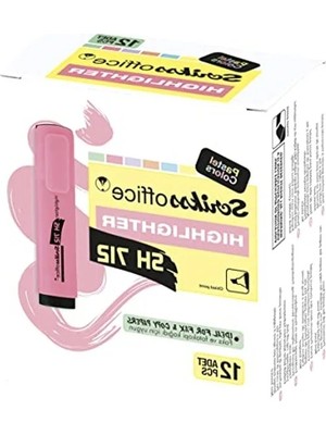 Esranın Dünyası 12'li Fosforlu Pastel Kalem Seti, Sofistike Renkler