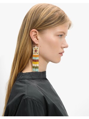 Parfois Boncuk Detaylı Uzun Küpe