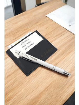 SürLaz Isme Özel Kartlık Cüzdan Set Kalem Isme Özel Tasarım Hediyelik Set Isme Özel