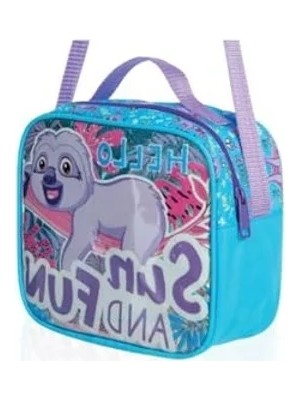 Esranın Dünyası Hello Sloth Temalı Kids Beslenme Çantası, Pvc Malzeme