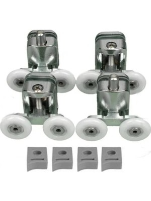 Esranın Dünyası Metal Gövdeli Duşakabin Tekerlek Takımı - 2 Alt 2 Üst Teker