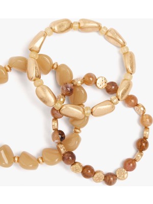 Parfois Boncuklu Elastik Bileklik Seti