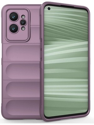 İlkyaz Fashion Realme Gt2 Pro 5g Kılıf Optimum Silikon - Mor