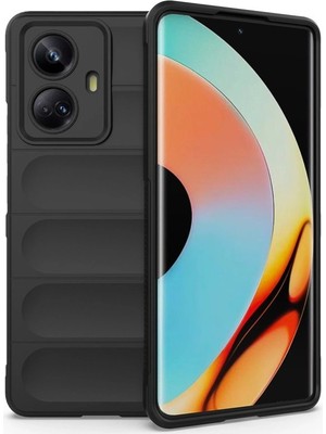 İlkyaz Fashion Realme 10 Pro 5g Kılıf Optimum Silikon - Siyah