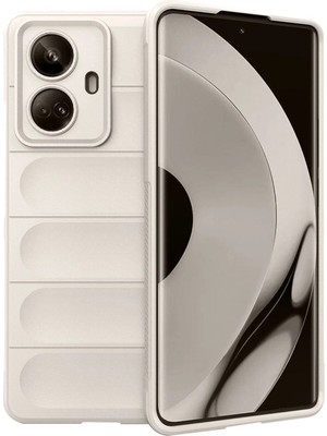 İlkyaz Fashion Realme 10 Pro 5g Kılıf Optimum Silikon - Krem