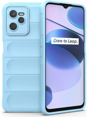 İlkyaz Fashion Realme C35 Kılıf Optimum Silikon - Sky Blue
