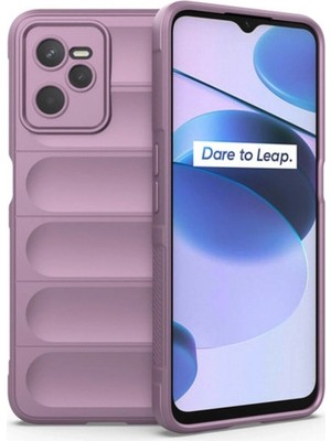 İlkyaz Fashion Realme C35 Kılıf Optimum Silikon - Mor