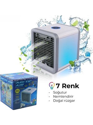 İlkyaz Fashion Masaüstü Kare Su Hazneli Fan
