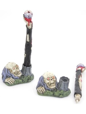 İlkyaz Fashion Polyester Kurukafa Tükenmez Kalem