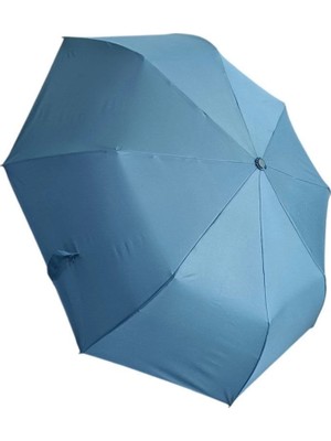 İlkyaz Fashion Tk-06 Katlanır Yarı Otomatik Lacivert Şemsiye