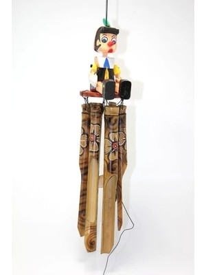 İlkyaz Fashion Pinokyolu Bambu Çan 60 cm