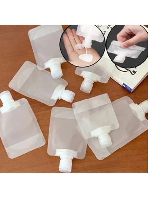 İlkyaz Fashion 3 Adet 100ML Krem Şampuan Kabı Tekrar Kullanılabilir Set