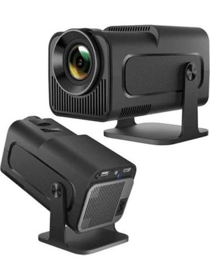 Fırsatkolik Çift Kollu Projeksiyon Taşınabilir Game Projektör Full Hd 1080P 4K Projeksiyon Gamepad