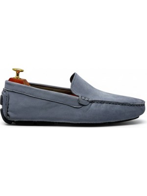 By Barretti Mavi Süet Loafer Rok