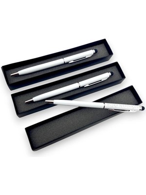 SürLaz Öğretmenler Günü Özel 3'lü Isimli Slim Touch Pen Tükenmez Kalem Isim Yazılabilir Özel Kutusunda