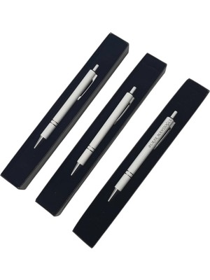 SürLaz Öğretmenler Günü Hediyesi 3 Adet Isme Özel Kutulu Hediyelik Tükenmez Kalem