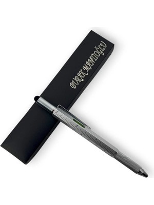 SürLaz Su Terazili Cetvelli Tornavidalı Mühendis Kalemi Kişiye Özel Isim Yazılabilir Kutulu