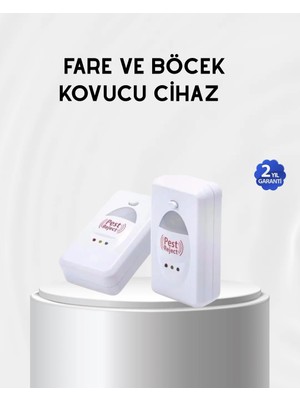 Fare, Sivrisinek ve Böcek Kovucu Ultrasonik Cihaz – Güvenli ve Kimyasalsız Çözüm