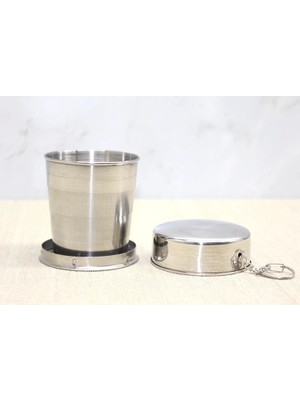 Akinco Katlanabilir Tekli Paslanmaz Çelik Shot Bardak ALK3936