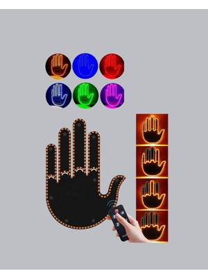 El Hareketiyle Kontrol Edilen 176 LED Amber Güvenlik Lambası