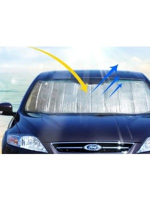 Araç Ön Cam Güneşlik Isı Yalıtımlı Katlanabilir Model Renault Megane Honda Civic Opel Astra Ford Focus